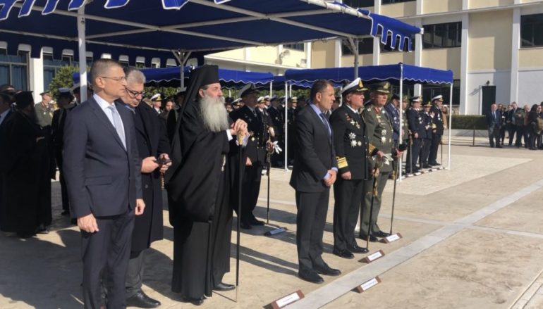 Ο Μητροπολίτης Πειραιώς στην Παράδοση – Παραλαβή του Α/ΓΕΝ