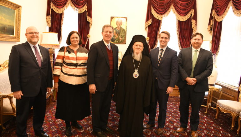 Στο Οικουμενικό Πατριαρχείο ο Πρέσβης Samuel Brownback