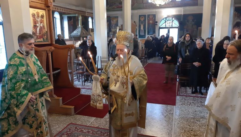 Η εορτή του Αγίου Γρηγορίου στην Ι. Μητρόπολη Χαλκίδος