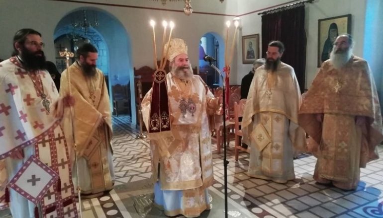 Ο Μητροπολίτης Μάνης στην Ι. Μονή Παναγίας Ελεούσας Πατρών