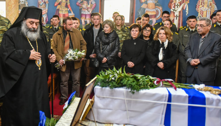 Υποδοχή οστών του Αντιστρατήγου Γεωργίου Κατσάνη στην Ι. Μ. Λαγκαδά