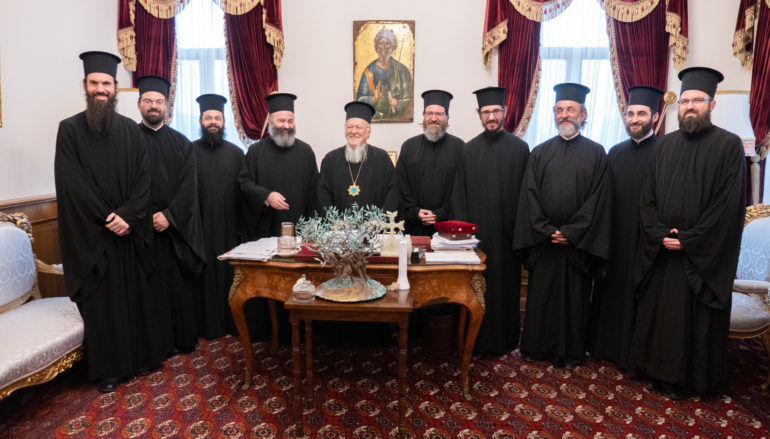 Στον Οικ. Πατριάρχη ο Αρχιεπίσκοπος Αυστραλίας με συνεργάτες του