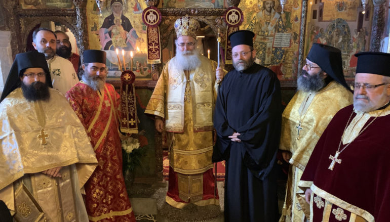 Μοναχική κουρά και χειροτονία Διακόνου στην Ι. Μ. Ιεραπύτνης
