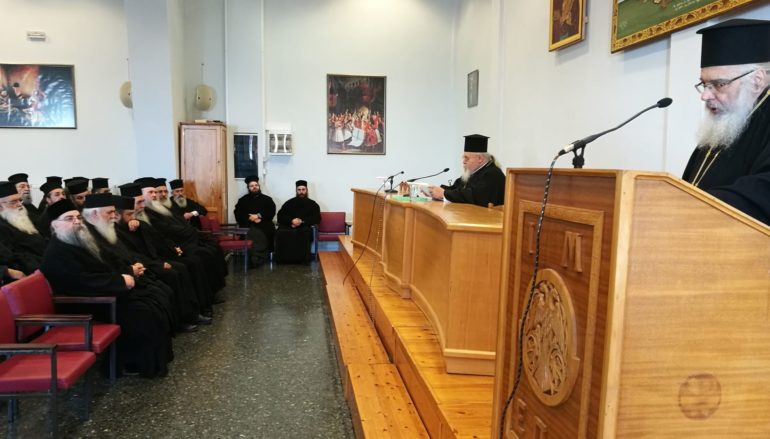 Ο Μητροπολίτης Καισαριανής σε Ιερατική Σύναξη στην Ι. Μ. Εδέσσης