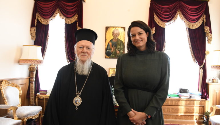 Η Υπουργός Παιδείας Νίκη Κεραμέως στο Οικουμενικό Πατριαρχείο