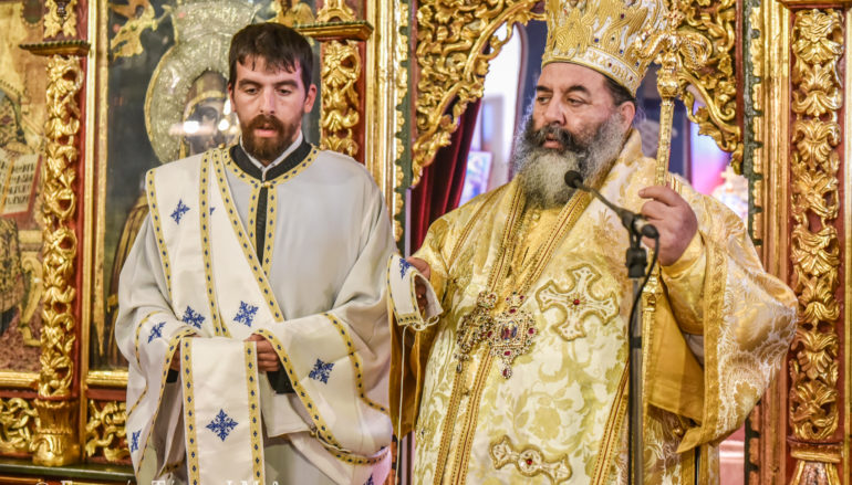 Χειροτονία Διακόνου από τον Μητροπολίτη Λαγκαδά