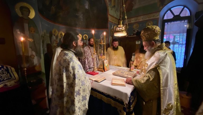 Με λαμπρότητα εόρτασε η Ι. Μονή Μακρυμάλλη Ψαχνών τον Άγιο Παρθένιο