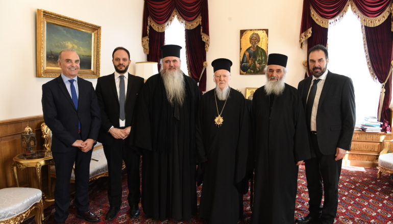 Ο Μητροπολίτης Καλαμαριάς με Δημάρχους στο Οικ. Πατριαρχείο