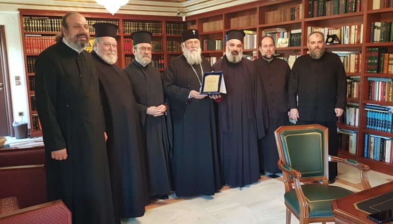 Αντιπροσωπεία του ΙΣΚΕ στις Ι. Μητροπόλεις Κερκύρας και Δρυϊνουπόλεως