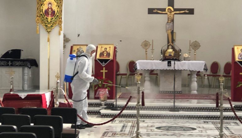 Απολύμανση των Ι. Ναών και των δομών της Ι. Μητροπόλεως Κίτρους