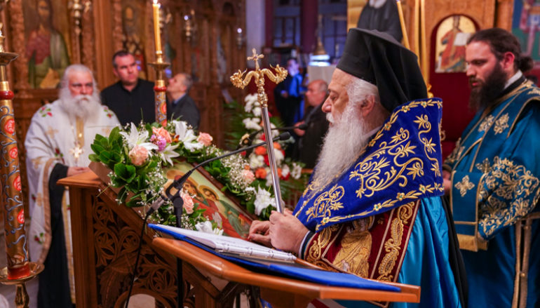 Α’ Στάση των Χαιρετισμών της Υπεραγίας Θεοτόκου στη Χαλάστρα