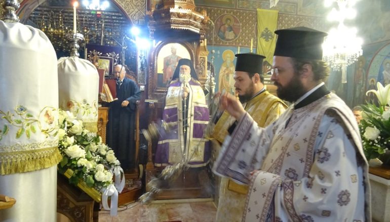 Χαιρετισμοί της Υπεραγίας Θεοτόκου στην Ι. Μ. Κορίνθου