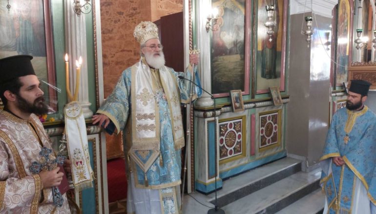 Ο Ευαγγελισμός της Θεοτόκου στην Ι. Μ. Αρκαλοχωρίου