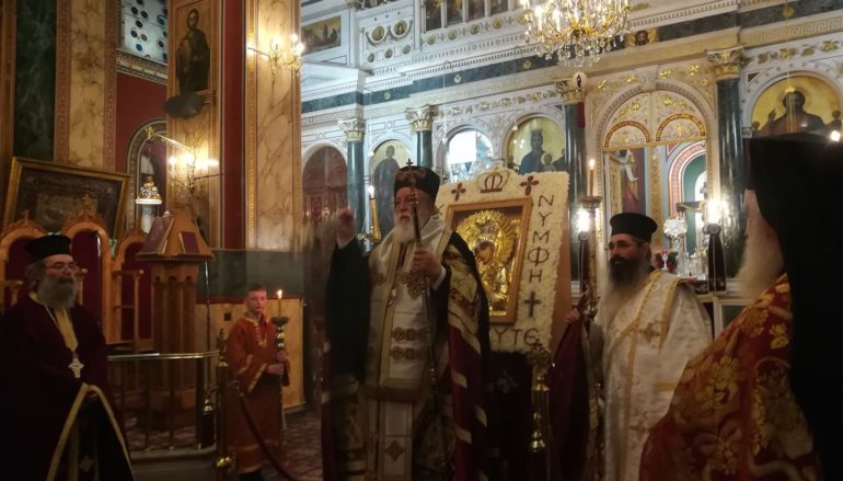 Α΄ Χαιρετισμοί στην Ιερά Μητρόπολη Μαντινείας