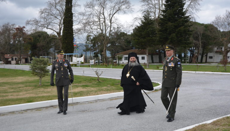 Ο Μητροπολίτης Λαγκαδά στην Αλλαγή Διοίκησης της 1ης Ταξιαρχίας