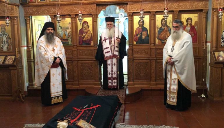 Εκδημία Καθηγουμένης στην Ι. Μητρόπολη Θηβών
