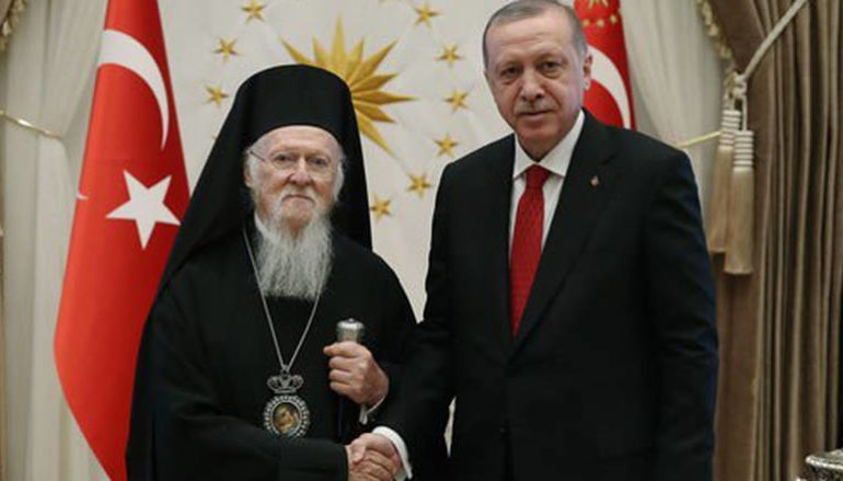 Τηλεφωνική επικοινωνία Οικ. Πατριάρχη και Ερντογάν