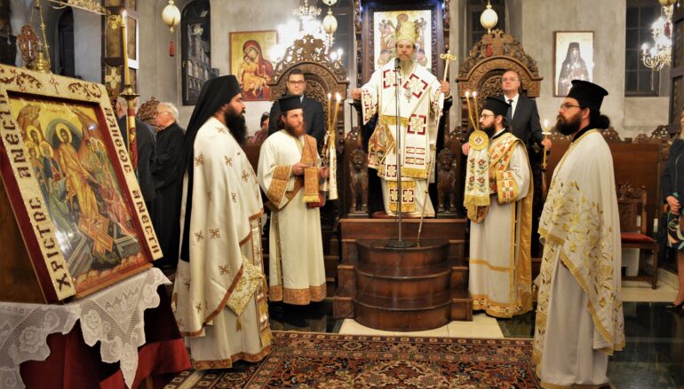 Ο εορτασμός Αποδόσεως του Πάσχα στην Ι. Μητρόπολη Ιερισσού