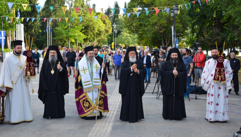 Πολυαρχιερατικός Εσπερινός για τους Πολιούχους της Τρίπολης