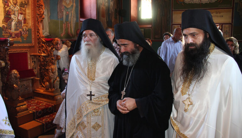 Χειροθεσία Καθηγουμένου στην Ιερά Μονή Τιμίου Προδρόμου Δεσφίνας