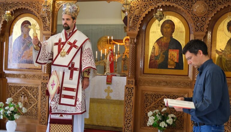 Ο Επίσκοπος Μελιτηνής στο Πορτ Σαν Λουί Ντυ Ρον