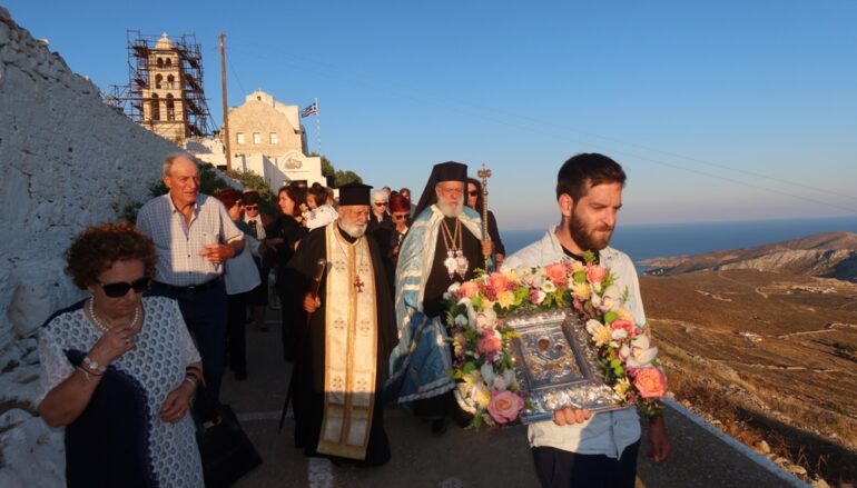 Η εορτή της Παναγίας Μαγιάτισσας στη Φολέγανδρο