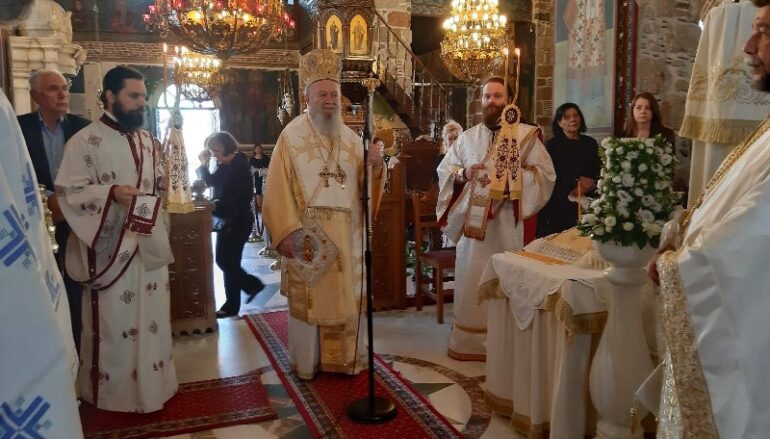 Κυριακή των Αγίων Πατέρων στην Ιερά Μητρόπολη Χαλκίδος