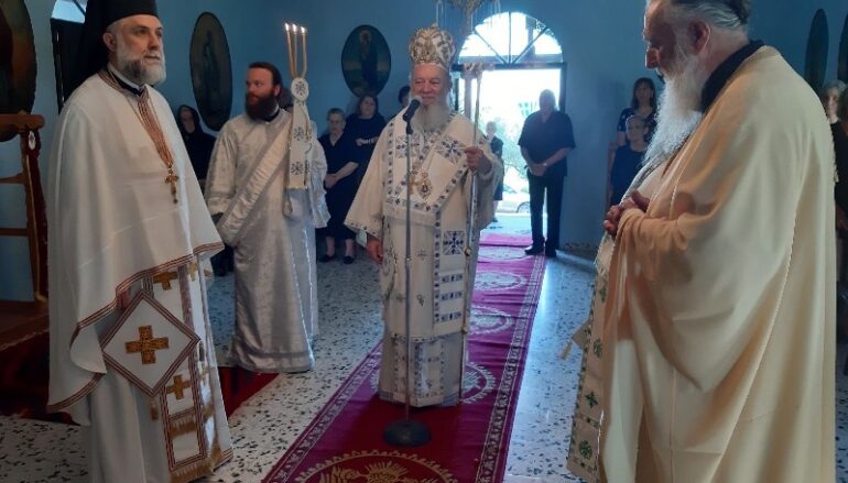 Περιοδεία του Μητροπολίτη Χαλκίδος στην Βόρεια Εύβοια