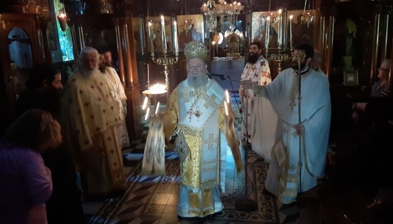 Εορτή της Αγίας Φεβρωνίας στην Ι. Μητρόπολη Χαλκίδος