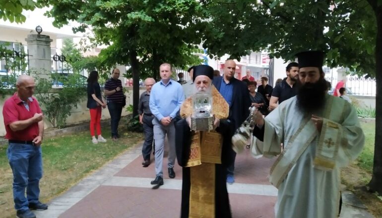 Υποδοχή της Τιμίας Κάρας του Οσίου Νικάνορος του Θαυματουργού στα Γρεβενά
