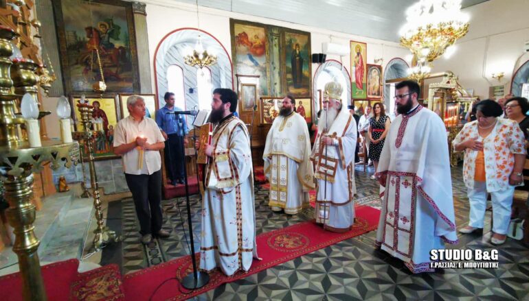 Ο εορτασμός της Αγίας Κυριακής στην Ι. Μ. Αργολίδος