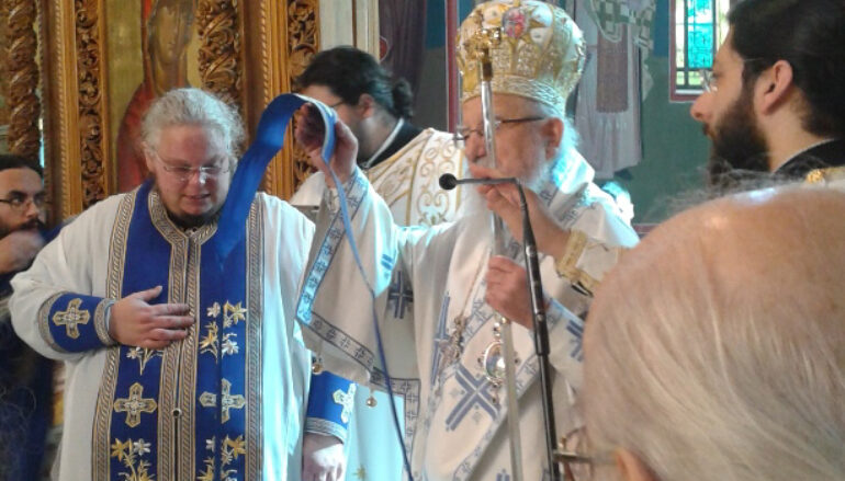 Χειροτονία Πρεσβυτέρου από τον Μητροπολίτη Αιτωλίας