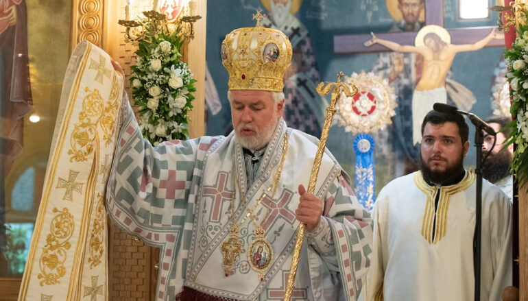 Χειροτονία Διακόνου από τον Μητροπολίτη Βελγίου Αθηναγόρα