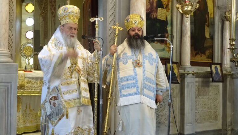 Δισαρχιερατική Θ. Λειτουργία στον Ι. Ναό Αγίου Βλασίου Ξυλοκάστρου Κορινθίας