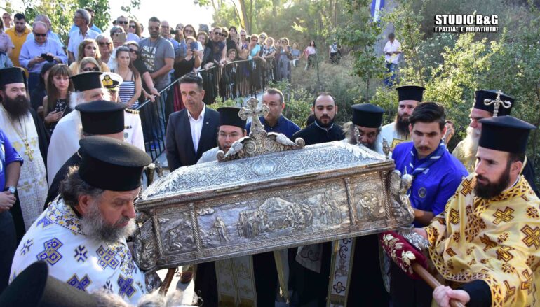 Επέτειος 1.100 ετών από τη συνάντηση των Αγίων Θεοδοσίου και Πέτρου στην Ι. Μ. Αργολίδος