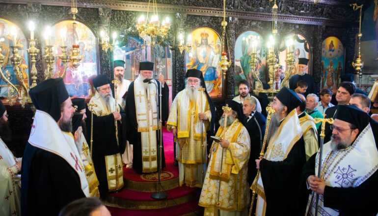Στην κωμόπολη της Βαλύρας Μεσσηνίας ο Αρχιεπίσκοπος Ιερώνυμος