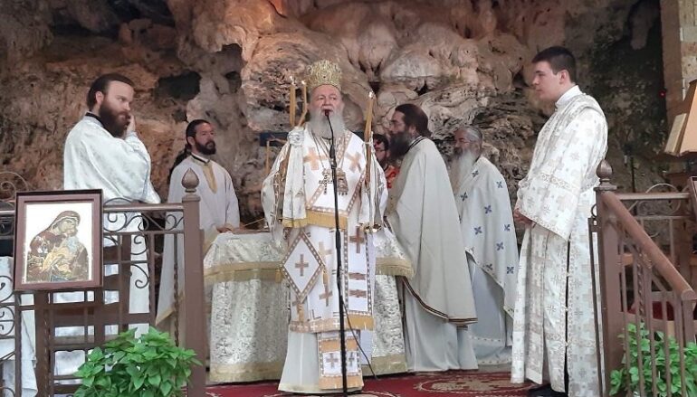 Ο εορτασμός της Αγίας Κυριακής στην Ι. Μητρόπολη Χαλκίδος