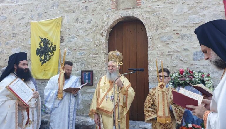 Εγκαίνια του παλαιού Ι. Ναού Παναγίας Χιλιαδούς Διρφύων Ευβοίας