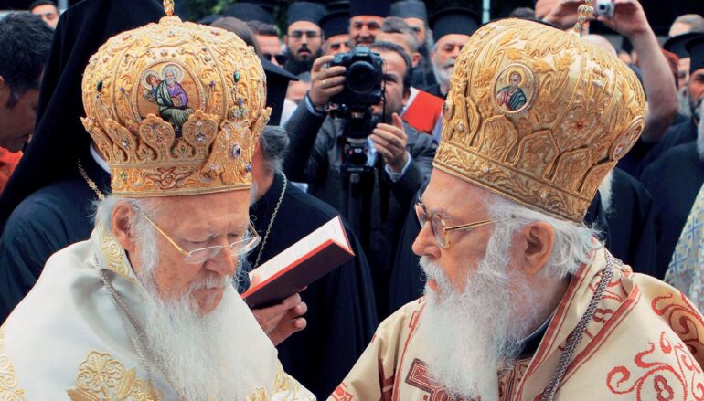 Ευχές για ταχεία ανάρρωση στον Αρχιεπίσκοπο Αλβανίας από τον Οικ. Πατριάρχη