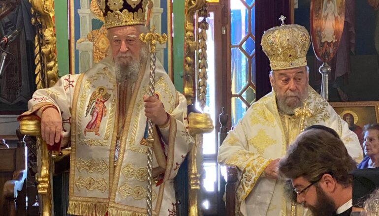 Κυριακή των Αγίων Πατέρων στην Ιερά Μητρόπολη Καρυστίας