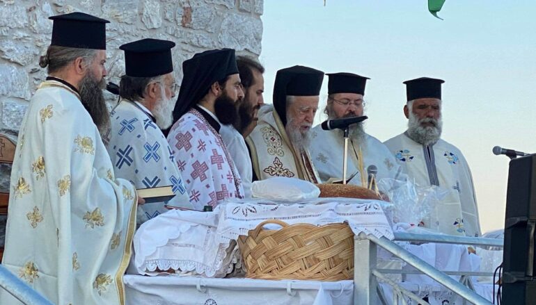 Αρχιερατικός Εσπερινός του Προφήτη Ηλία στην Ι. Μ. Καρυστίας