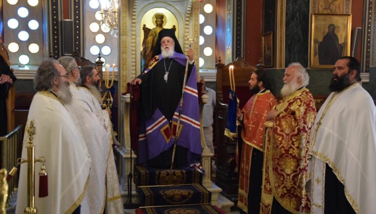 Ιερά Παράκληση στην Υπεραγία Θεοτόκο από τον Μητροπολίτη Μαντινείας