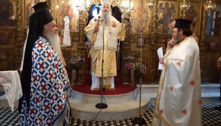 Ο Μητροπολίτης Σταγών στον Ιερό Ναό Αγίου Γεωργίου Καστανιάς