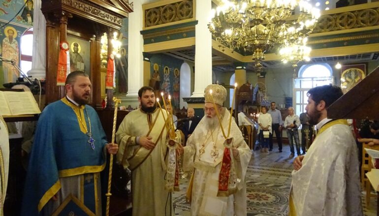 Ο Μητροπολίτης Κορίνθου στο Σούλι Κορινθίας