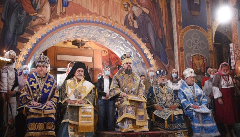 Ο εορτασμός της Κοιμήσεως της Θεοτόκου στο Κίεβο