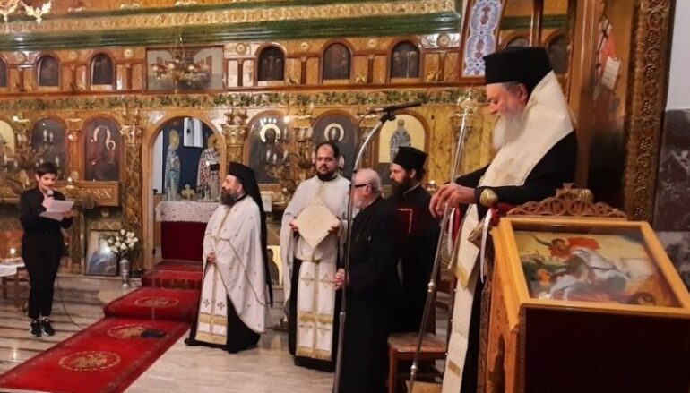 Ο Μητροπολίτης Χαλκίδος στην ενορία Κυπαρισσίου Μεσσαπίων