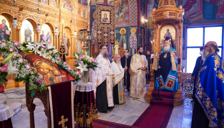 Παράκληση της Παναγίας από τον Μητροπολίτη Βεροίας στην Αλεξάνδρεια