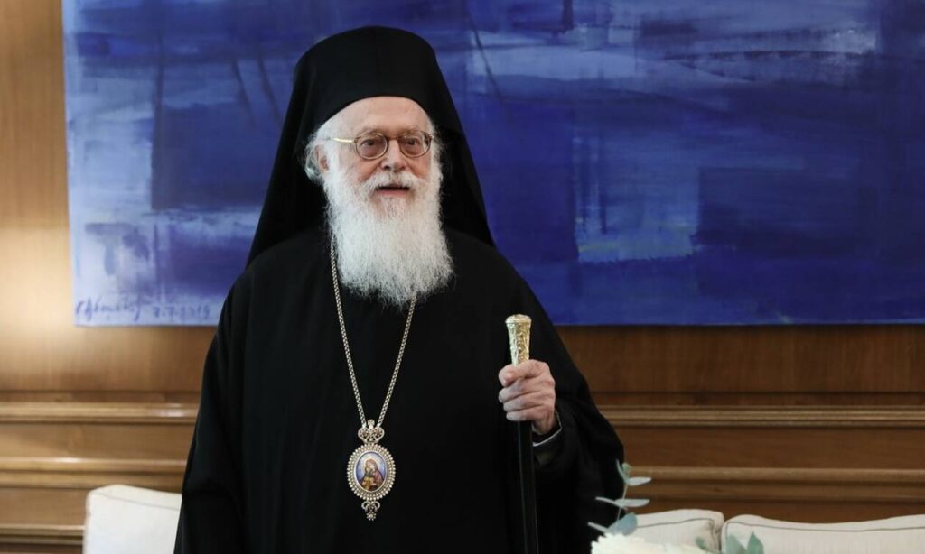 Ο Υπουργός Αποδήμων της Αλβανίας ευχαρίστησε τον Αρχιεπίσκοπο Αναστάσιο
