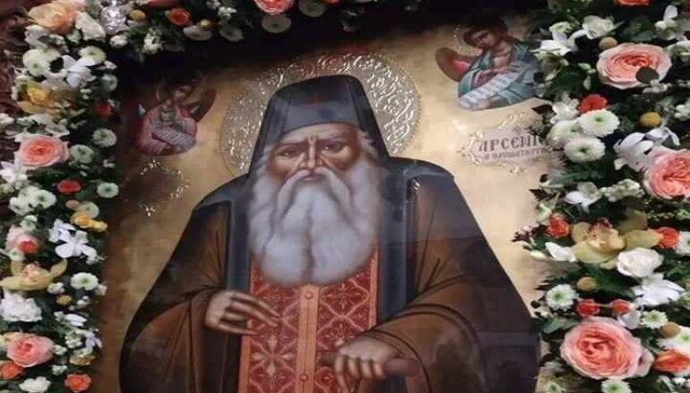 Ο Όσιος Αρσένιος ο Νέος εν Πάρω