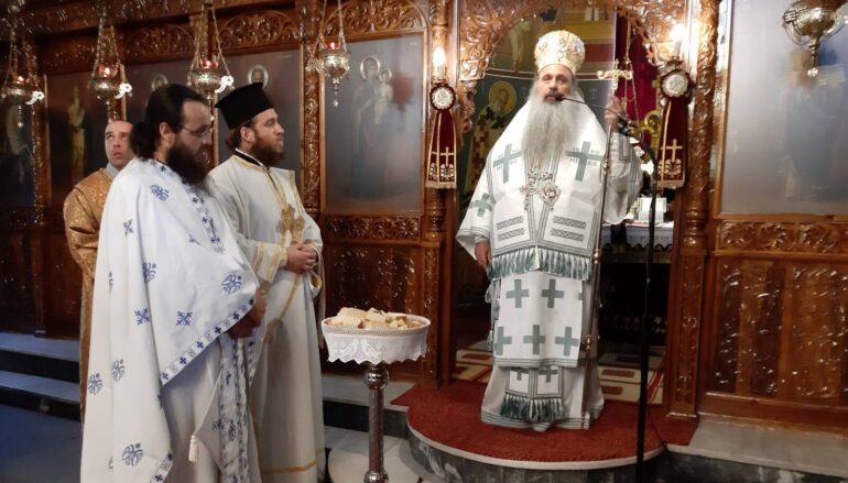 Ο Μητροπολίτης Σταγών στον ενοριακό Ι. Ναό Αγ. Νικολάου Μαλακασίου